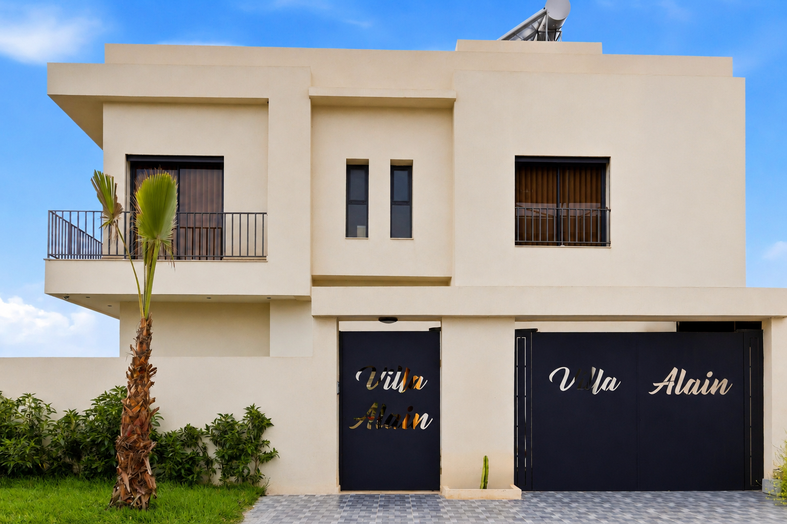 Façade du Riad Villa Alain